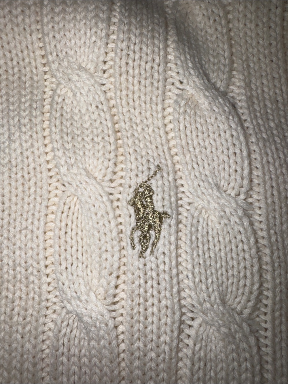 Polo Ralph Lauren Women’s Cable-Knit Cotton Sweater - Picture 2 of 4